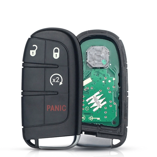 For Jeep Chrysler keyless Remote Car Key 2/3/4/5 Buttons 433mhz with PCF7945/7953 HITAG2 chip FCCID: M3N40821302