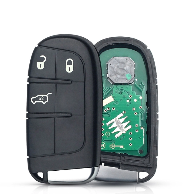 For Jeep Chrysler keyless Remote Car Key 2/3/4/5 Buttons 433mhz with PCF7945/7953 HITAG2 chip FCCID: M3N40821302