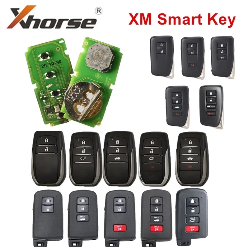 Xhorse XM Smart Key XSTO00EN for Toyota Support Rewirte Work With VVDI2, Mini Key Tool, Key Tool Max, VVDI Key Tool Plus