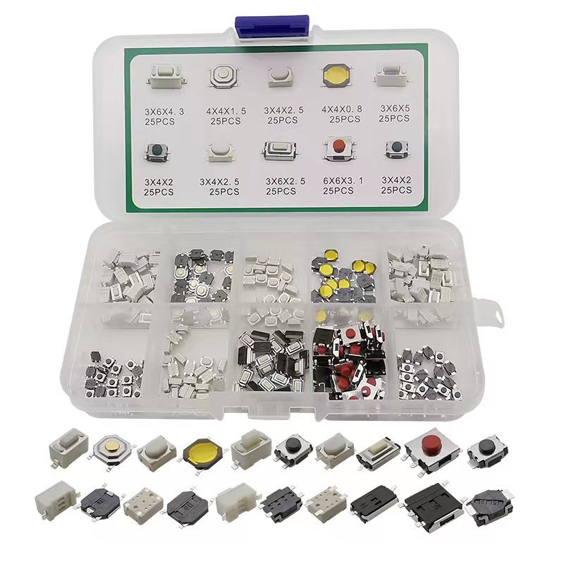 Hot Sale 250PCS 10 Types remote key Microswitch Button