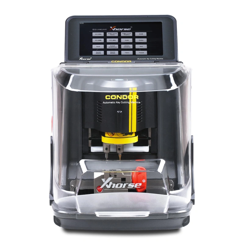 Xhorse Condor XC MINI Plus II Key Cutting Machine Support Car Motorbike Household Keys with M3 and M5 Clamps
