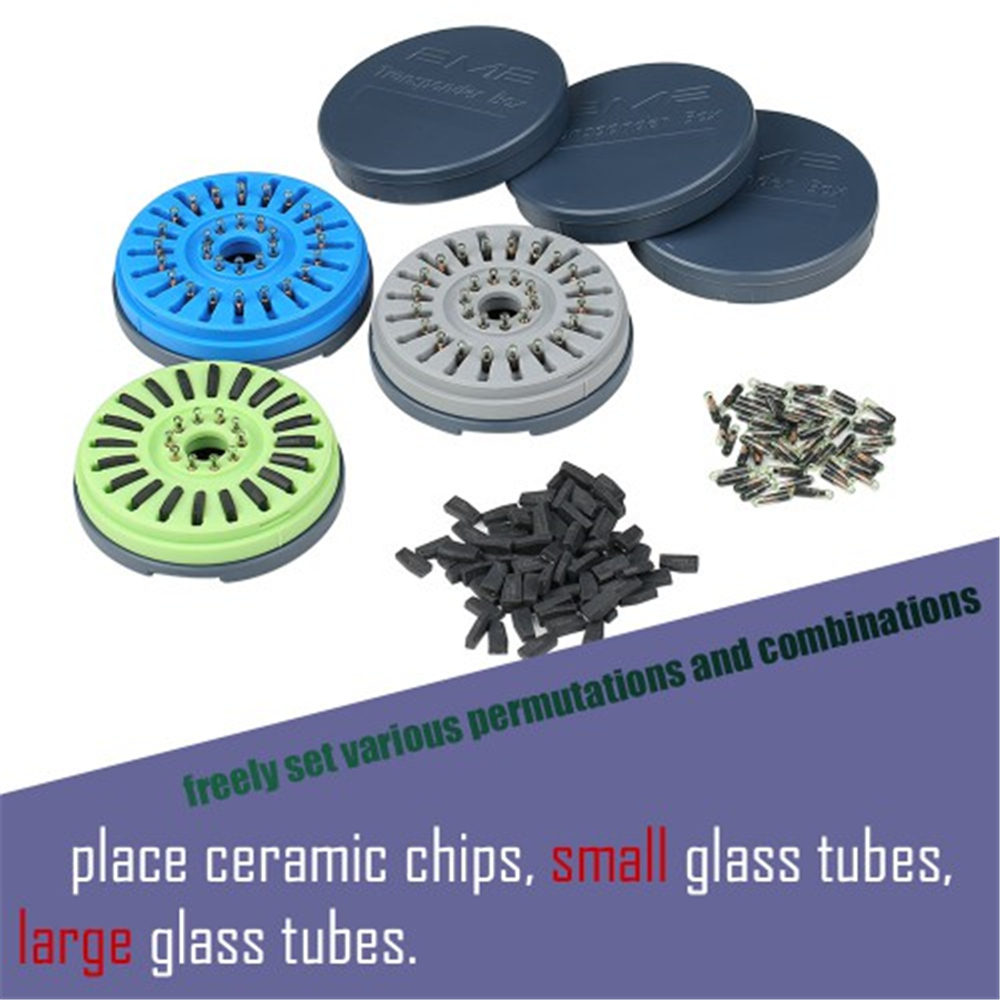 10pcs/Set 2M2 Magic Tank Chip Storage Box, put glass chip, ceramics chips,easy to carry it