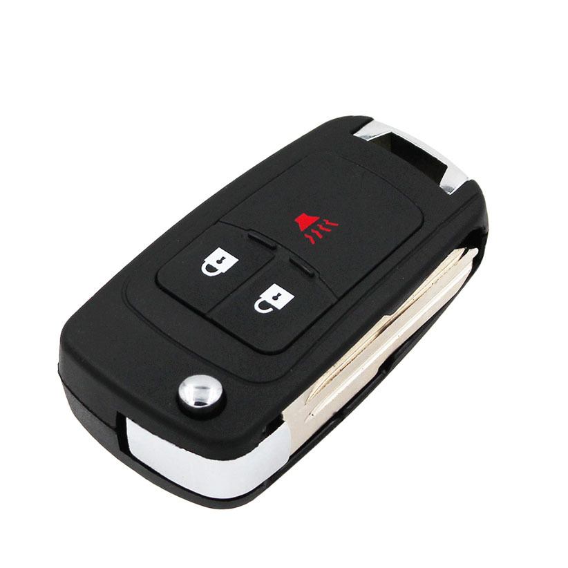 For Chevrolet 2+1 button Spark Folding Flip Remote Car Key shell