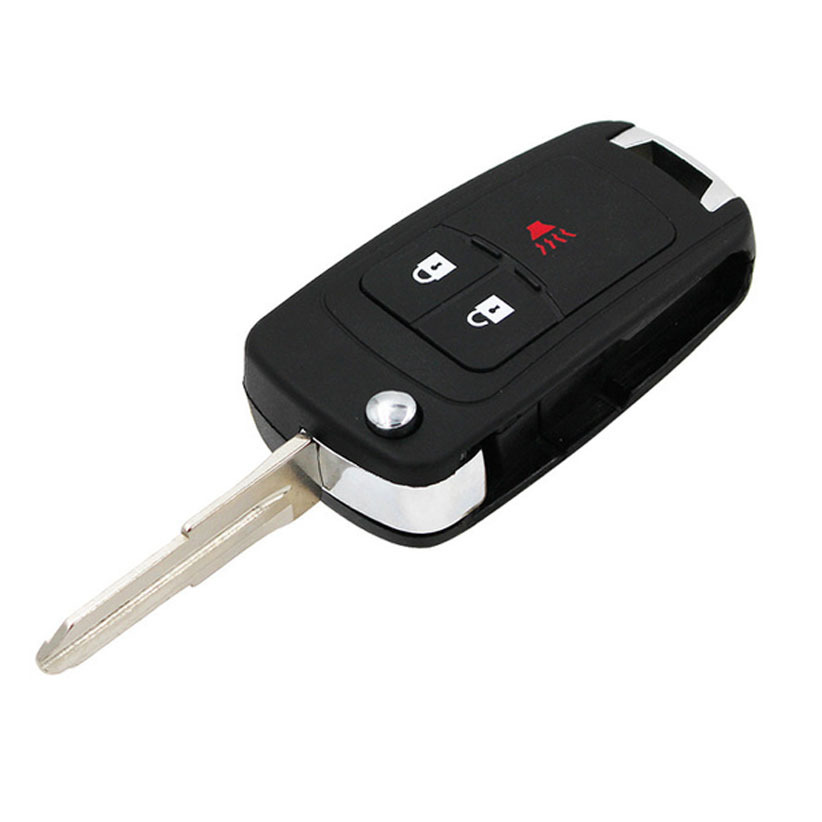 For Chevrolet 2+1 button Spark Folding Flip Remote Car Key shell