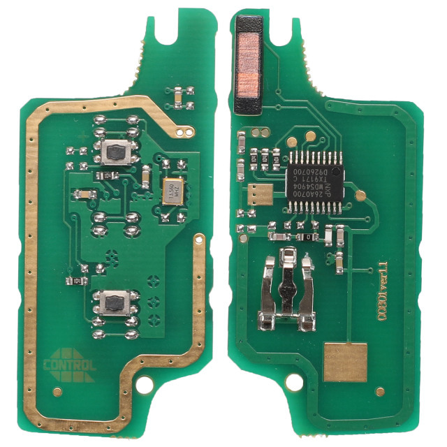 For Peugeot 2 button ASK FSK 433Mhz PCB For Peugeot 206 307 308 407 Partner for Citroen C4 C5 C3 Berlingo Xsara Remote Key