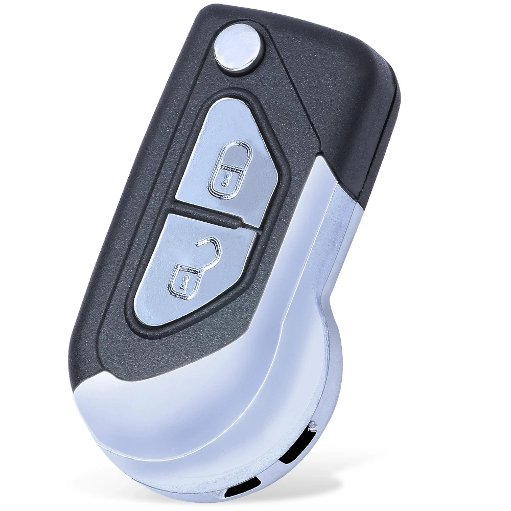 For good quality Peugeot 2 Buttons remote key shell With VA2 HU83 blade