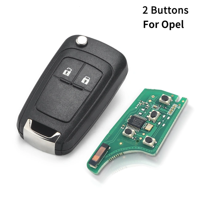 For Chevrolet 2/ 3 /4/ 5 Button remote key with 315mhz / 433mhz ID46 PCF7937E Chip with hu100 blade