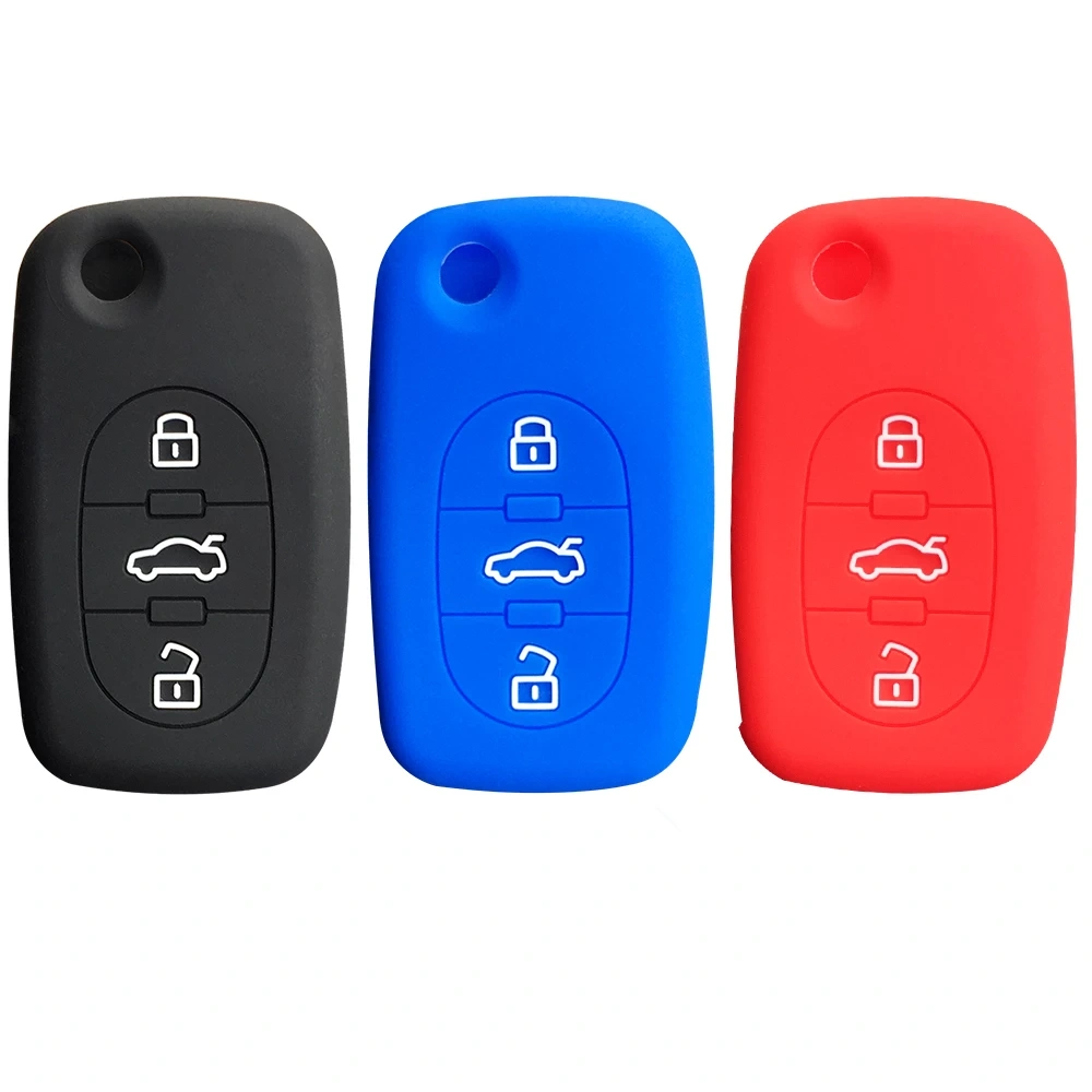 For Audi A4 B6 key silicone case