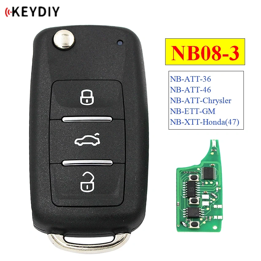 KEYDIY NB08-3/4 NB Series Multi-functional Remote Control Universal for KD900 URG200 KD-X2
