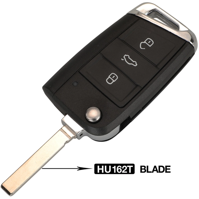 For VW Golf 7 MK7 Skoda Octavia  3 button remote key MQB ID48 433MHZ HU162T blade Non-Keyless Go / keyless go 5G0 959 753 BA BB