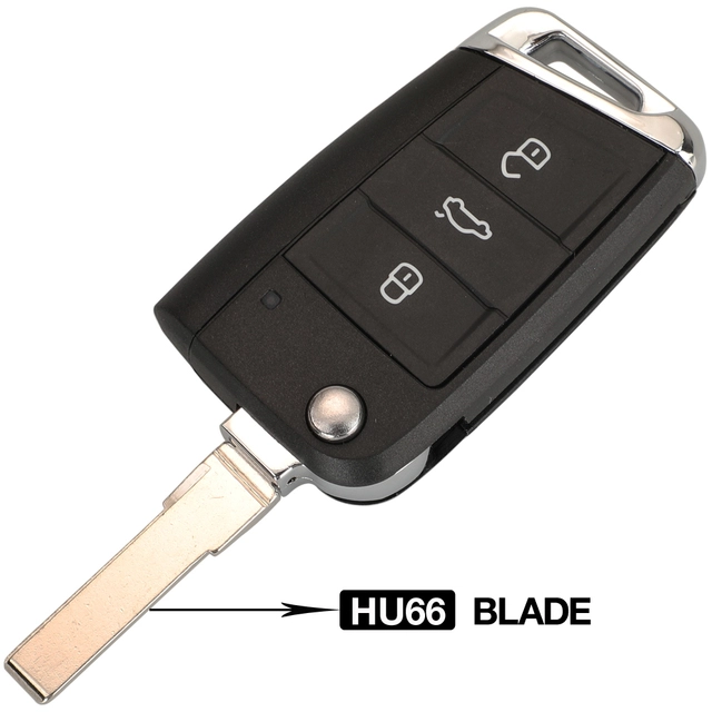 For Original VW 3 button keyless go remote Key For VW Skoda MQB systems 5G0959752BC 434MHz With ID48 Chip