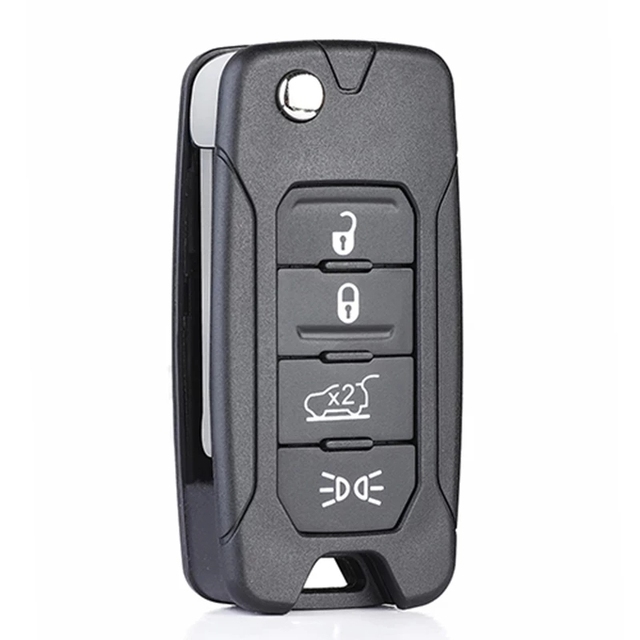For Jeep Renegade Flip 4 Button Remote Car Key Shell