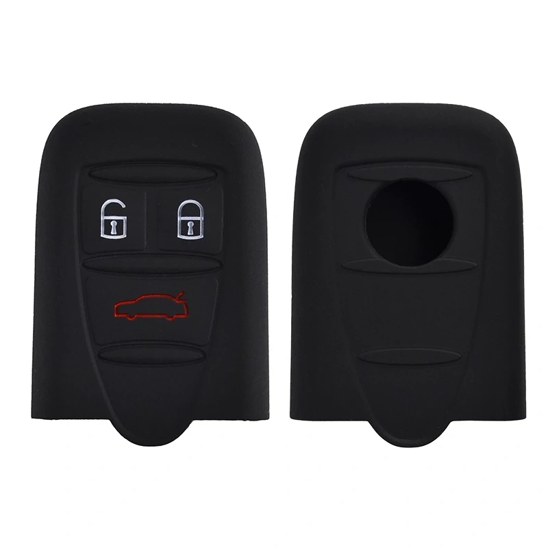 For Alfa 159 3 button key silicone case black blue red color