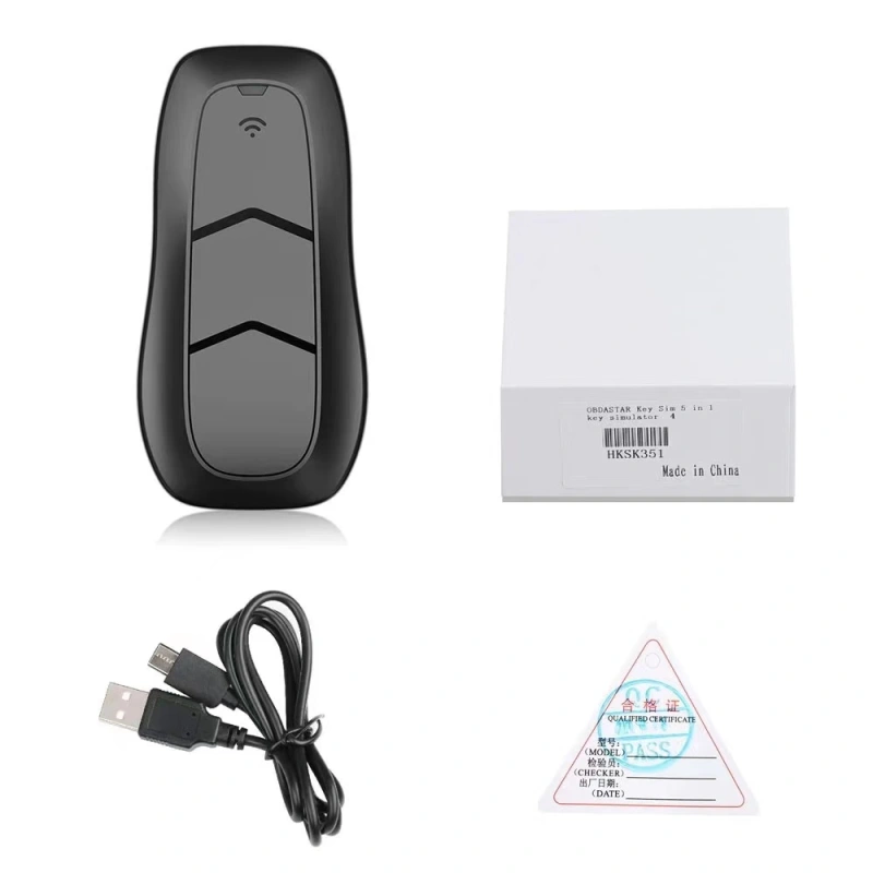 OBDSTAR Key SIM 5 in 1 Smart Key Simulator Support T-oyota 4D and H Chip Work with X300 DP Plus & X300 Pro4