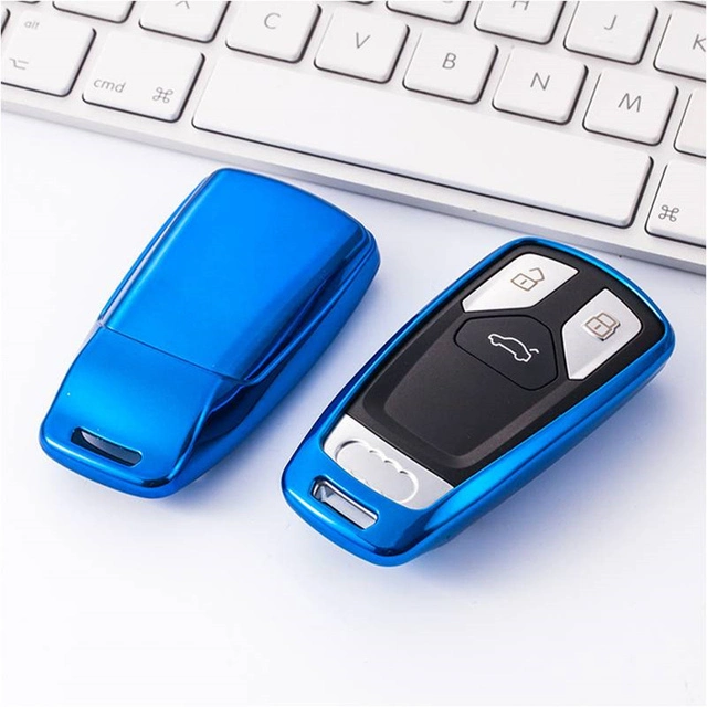 TPU Car Key protective Case For Audi New remote key, can choose color