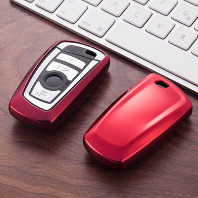 TPU Car Key protective Case For bmw remote key, can choose color
