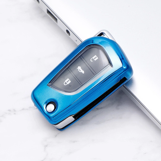 TPU Car Key protective Case For Toyota Camry Corolla remote key, can choose color