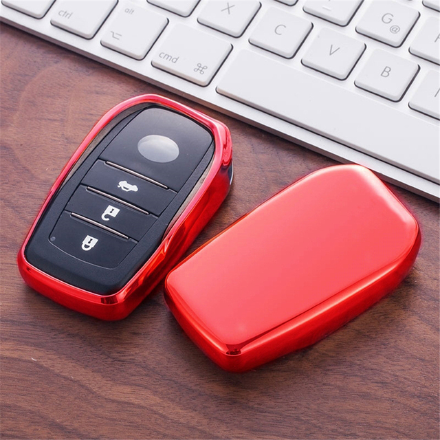 TPU Car Key protective Case For Toyota Camry Prius remote key, can choose color