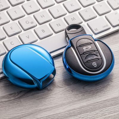 TPU Car Key protective Case For bmw mini cooper remote key, can choose color