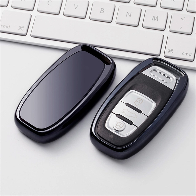 TPU Car Key protective Case For Audi A6 A4 Q7 remote key, can choose color