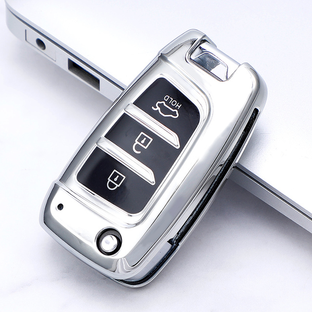 TPU Car Key protective Case For Hyundai Elantra Solaris Tucson remote key, can choose color