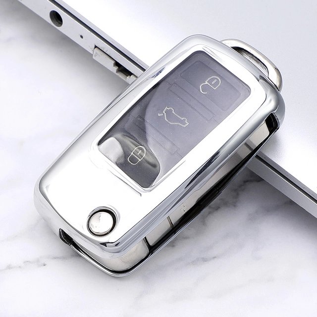 TPU Car Key protective Case For VW passat B5 remote key, can choose color