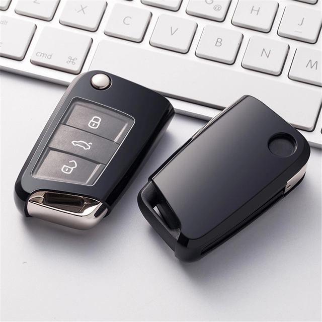 TPU Car Key protective Case For VW Polo Golf remote key, can choose color
