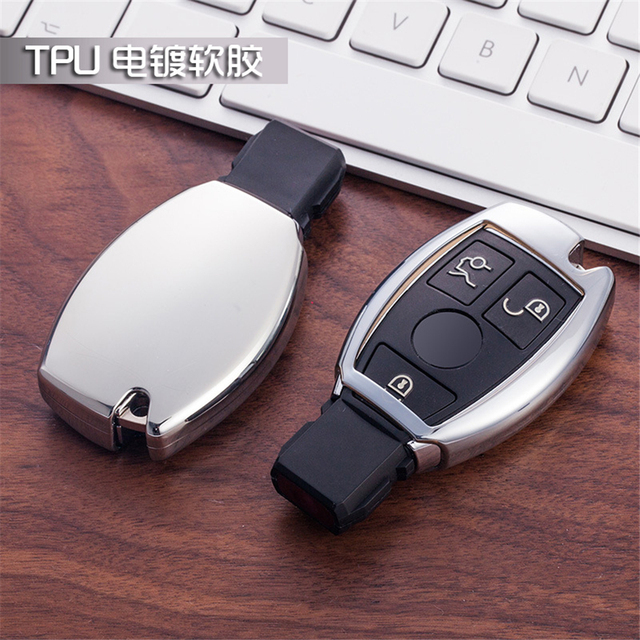 TPU Car Key protective Case For benz remote key, can choose color