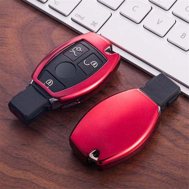 TPU Car Key protective Case For benz remote key, can choose color