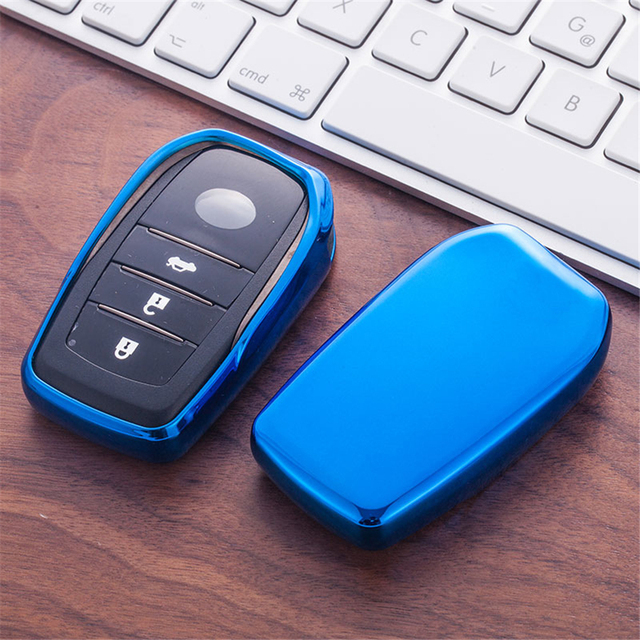 TPU Car Key protective Case For Toyota Camry Prius remote key, can choose color