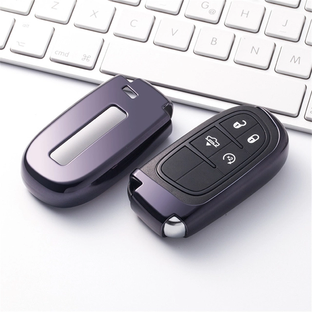 TPU Car Key protective Case For Chrysler Jeep Grand Cherokee remote key, can choose color