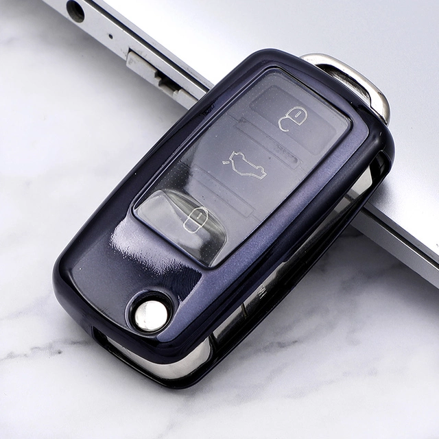 TPU Car Key protective Case For VW passat B5 remote key, can choose color