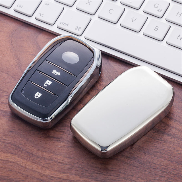 TPU Car Key protective Case For Toyota Camry Prius remote key, can choose color