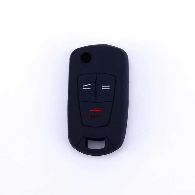 For Opel 3 button key silicone case black blue red color