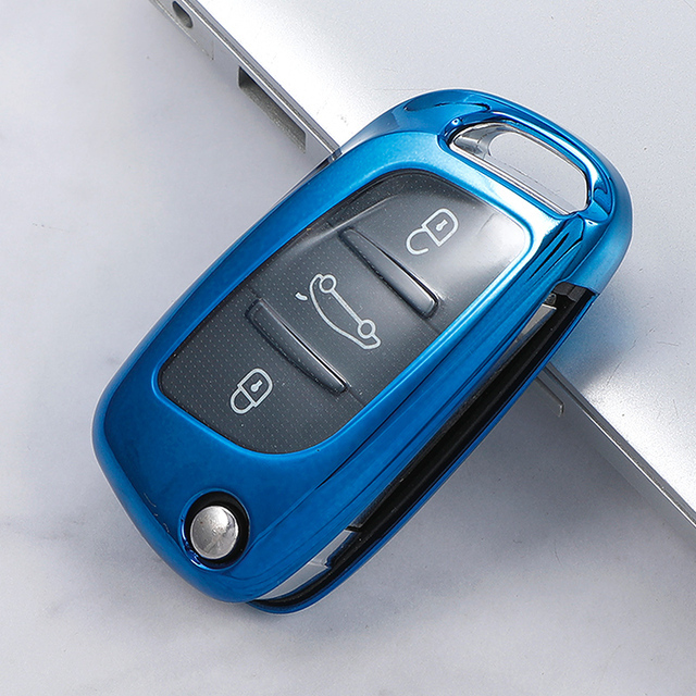 TPU Car Key protective Case For citroen peugeot remote key, can choose color