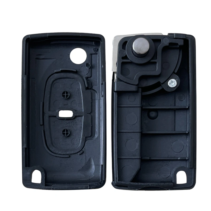 For Peugeot 2 Buttons remote key shell with MIT11R blade