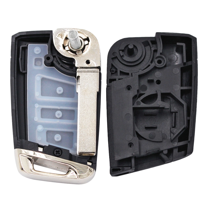 For Volkswagen Golf MK7 VW Remote Key Shell Case with Hu66 blade