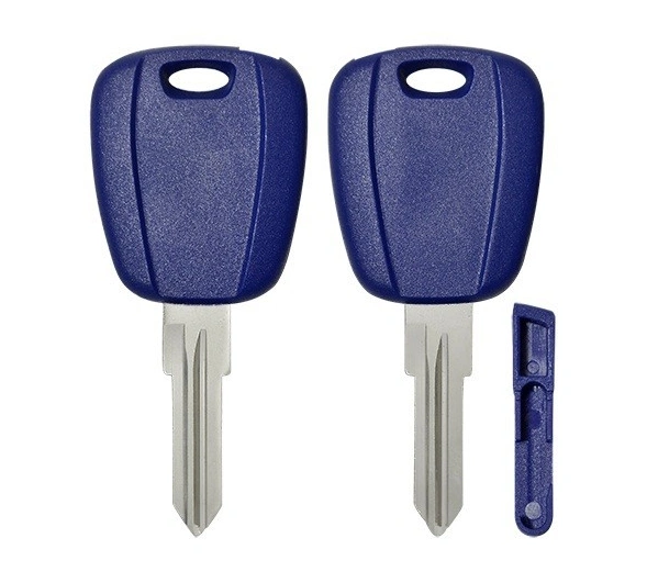 For Fiat transponder key blank GT15R blade Blue Color / Black color