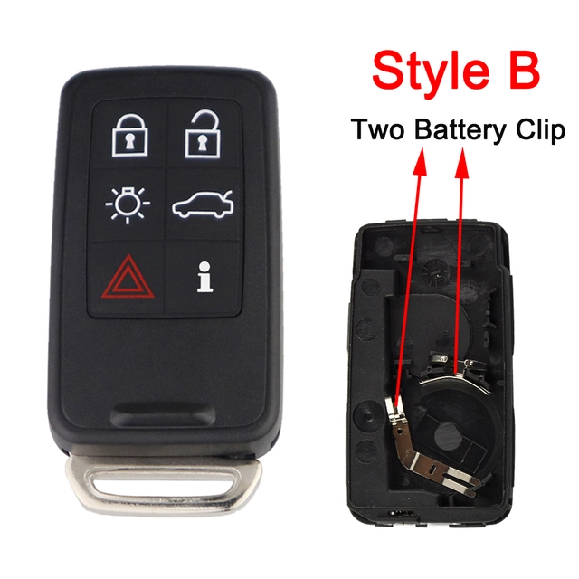 For Volvo S60 S60L XC60 6 button remote key blank