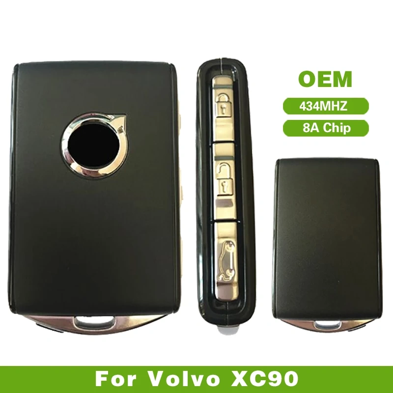 Original For Volvo XC90 S90 S60 S40 XC60 2016-2020 434MHz 8A Chip Keyless Go remote key