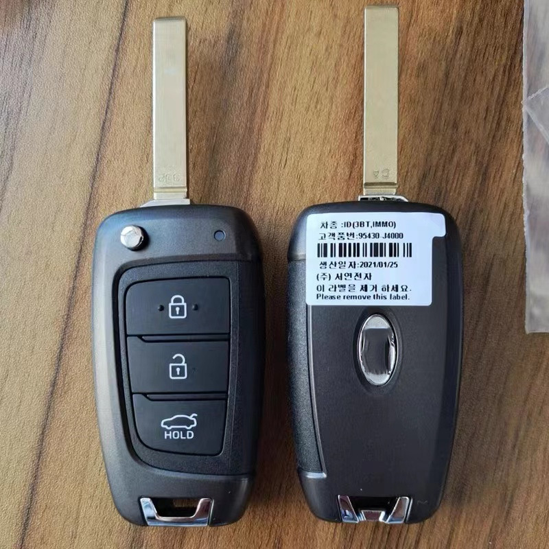 For Original Hyundai ELANTRA 2017 2018 Smart car Key 3 Buttons 433mhz with ID47 chip FCCID: 95430-J4000