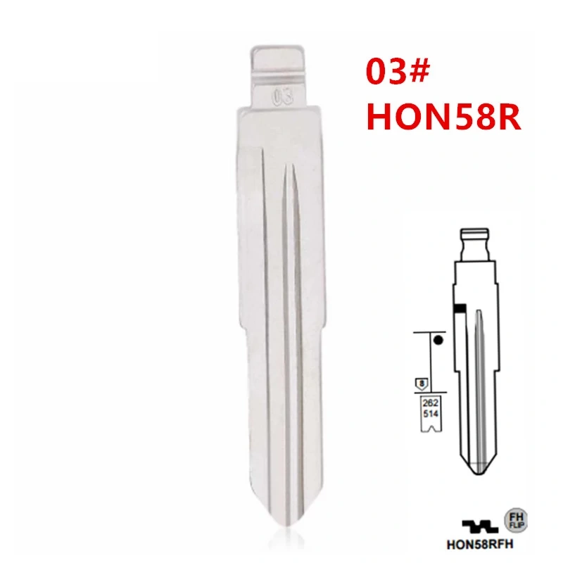 KDIY key Blade 03# HON58R for Honda