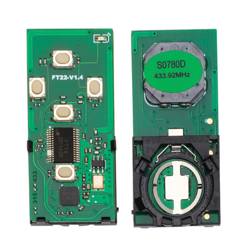 For Subaru Forester Impreza Legacy 2007-2014 3 button smart key 433mhz ID71 ASK Board ID: 271451-0780