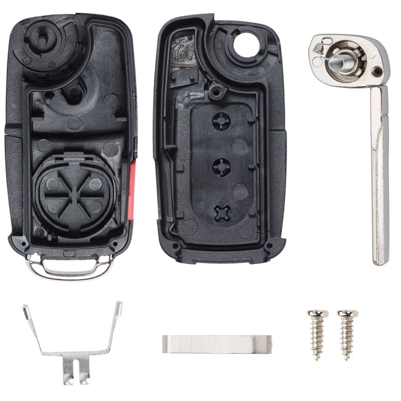 For VW Tiguan Touareg 3 / 4 button remote key shell