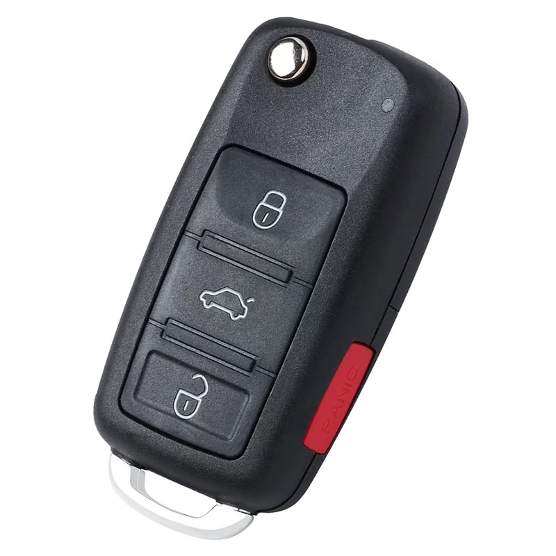For VW Tiguan Touareg 3 / 4 button remote key shell
