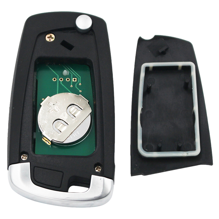 For BMW EWS Modified 4 button Flip Remote Key 315mhz / 433MHz with hu92 blade