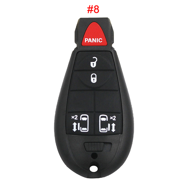 For Chrysler/Dodge Caravan/Jeep PCF7945 ID46 Chip Keyless-Go Proximity Remote Key 433.92MHz FCC ID: IYZ-C01C / M3N5WY783X