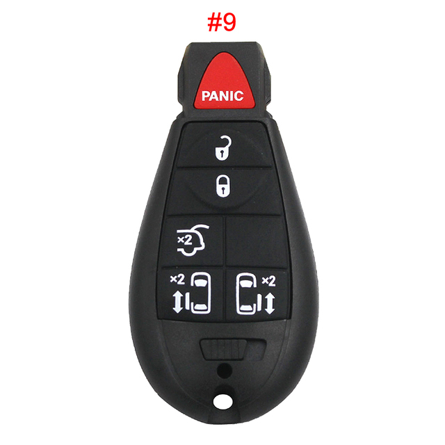 For Chrysler/Dodge Caravan/Jeep PCF7945 ID46 Chip Keyless-Go Proximity Remote Key 433.92MHz FCC ID: IYZ-C01C / M3N5WY783X
