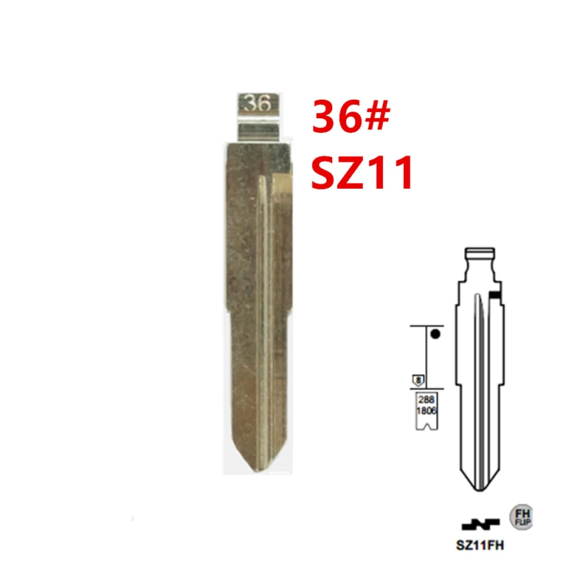 KDIY key Blade 36# SZ11 for SUZUKI