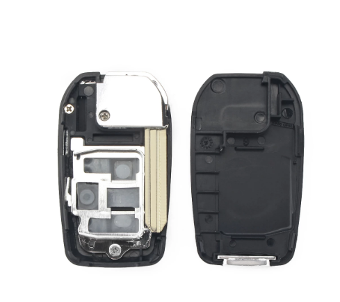 For Toyota Land Cruiser Camry 2 Buttons Modified Flip Car Key Shell with TOY43 / TOY48/ TOY47 blade